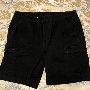 St. John's Bay Men's Black Cargo Shorts